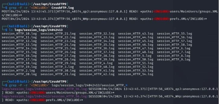 Check if there is a suspicious IP.