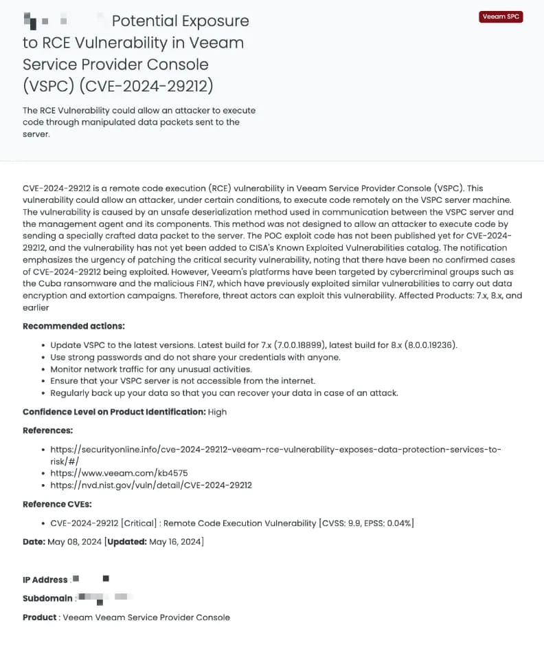 TPRM specialists can leverage insights from the CVE-2024-29212 FocusTagTM to assess and prioritize risks diligently, fortifying their defenses effectively.