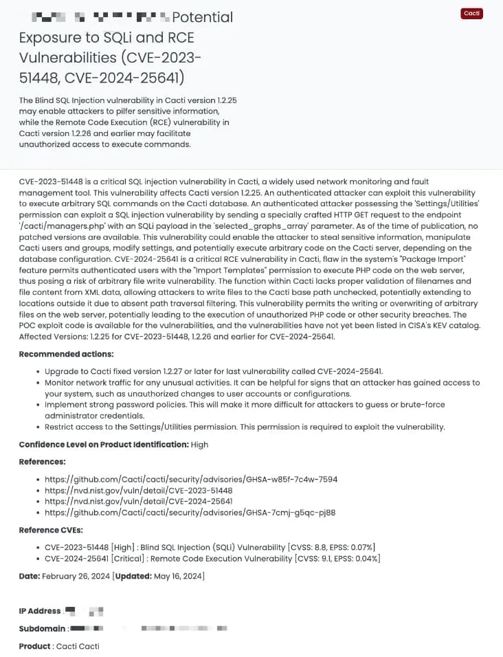 Black Kite’s Cacti FocusTagTM details critical insights on the event for TPRM professionals.