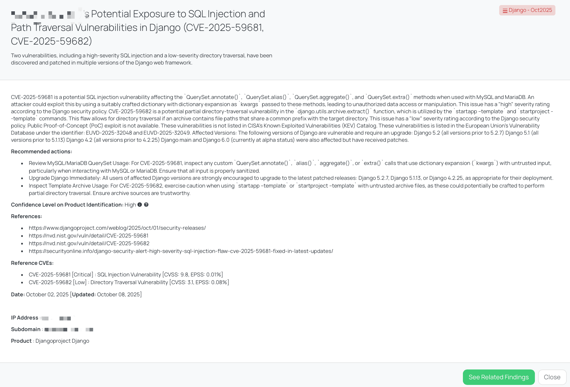 Black Kite’s Django – Oct2025 FocusTagTM details critical insights on the event for TPRM professionals.