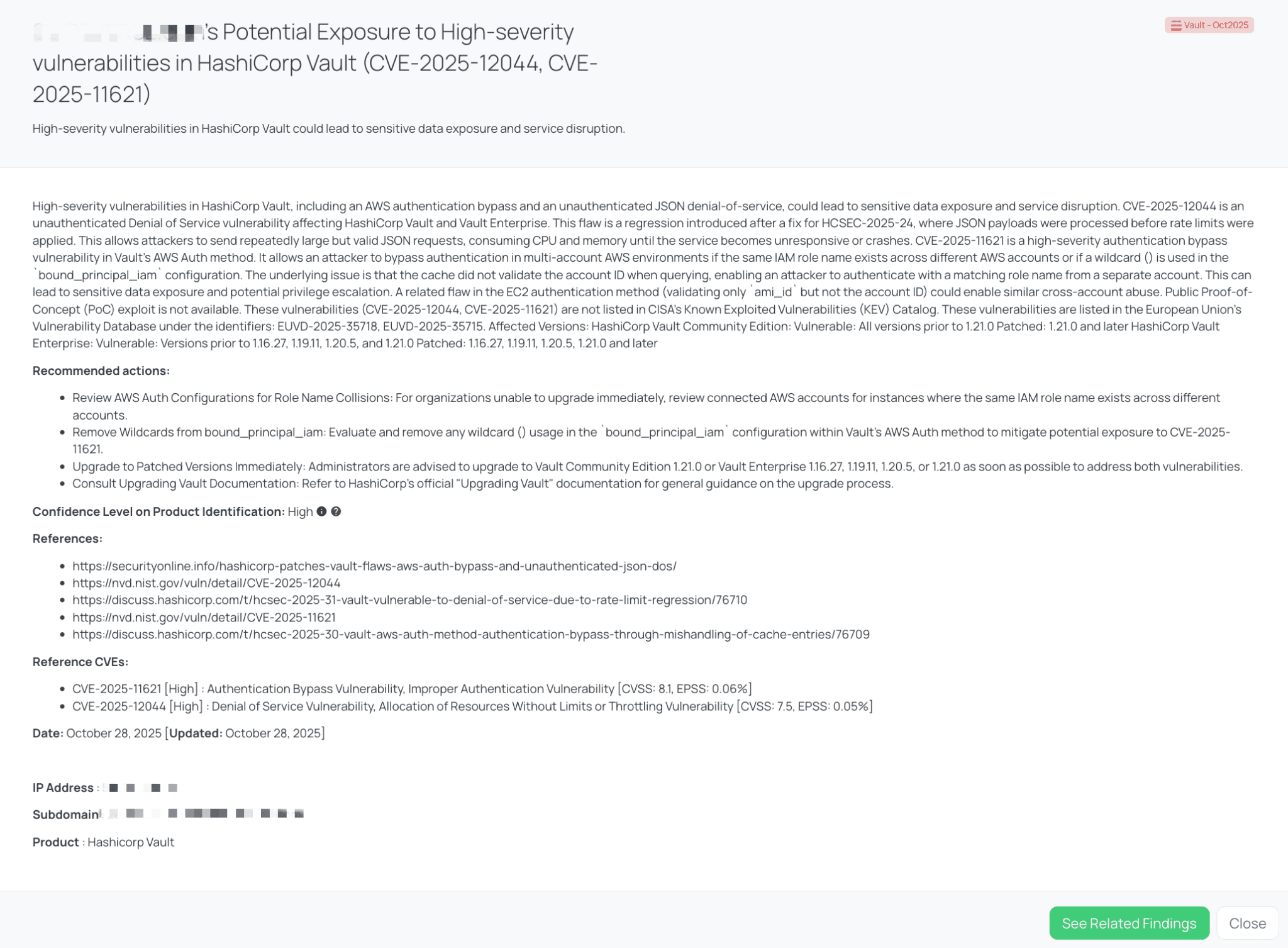 Black Kite’s Vault – Oct2025 FocusTagTM details critical insights on the event for TPRM professionals.