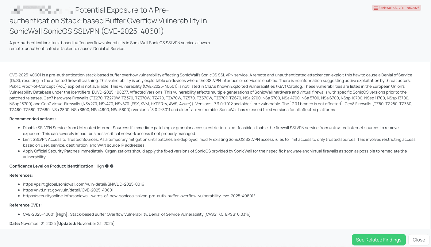 SonicWall SSL VPN - Nov2025