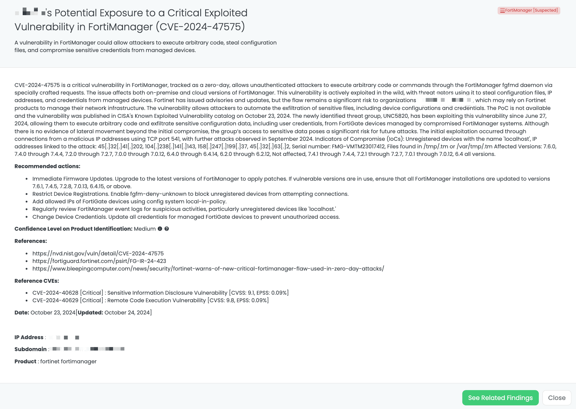 Black Kite’s FortiManager FocusTagTM details critical insights on the event for TPRM professionals.