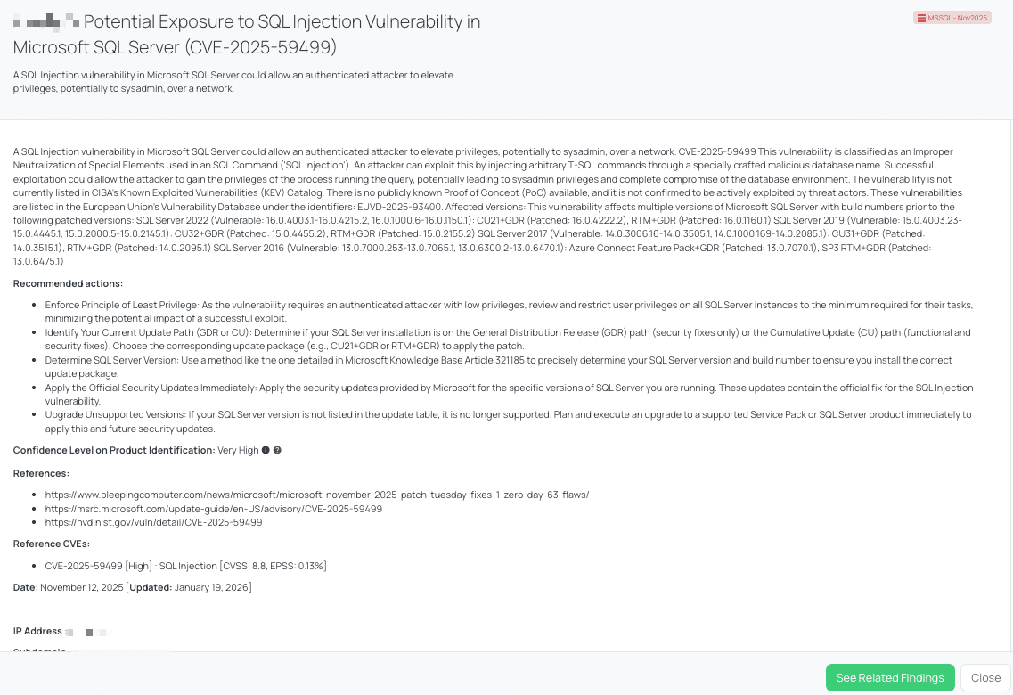 Black Kite's MSSQL - Jan2026 FocusTag® details critical insights on the event for TPRM professionals.