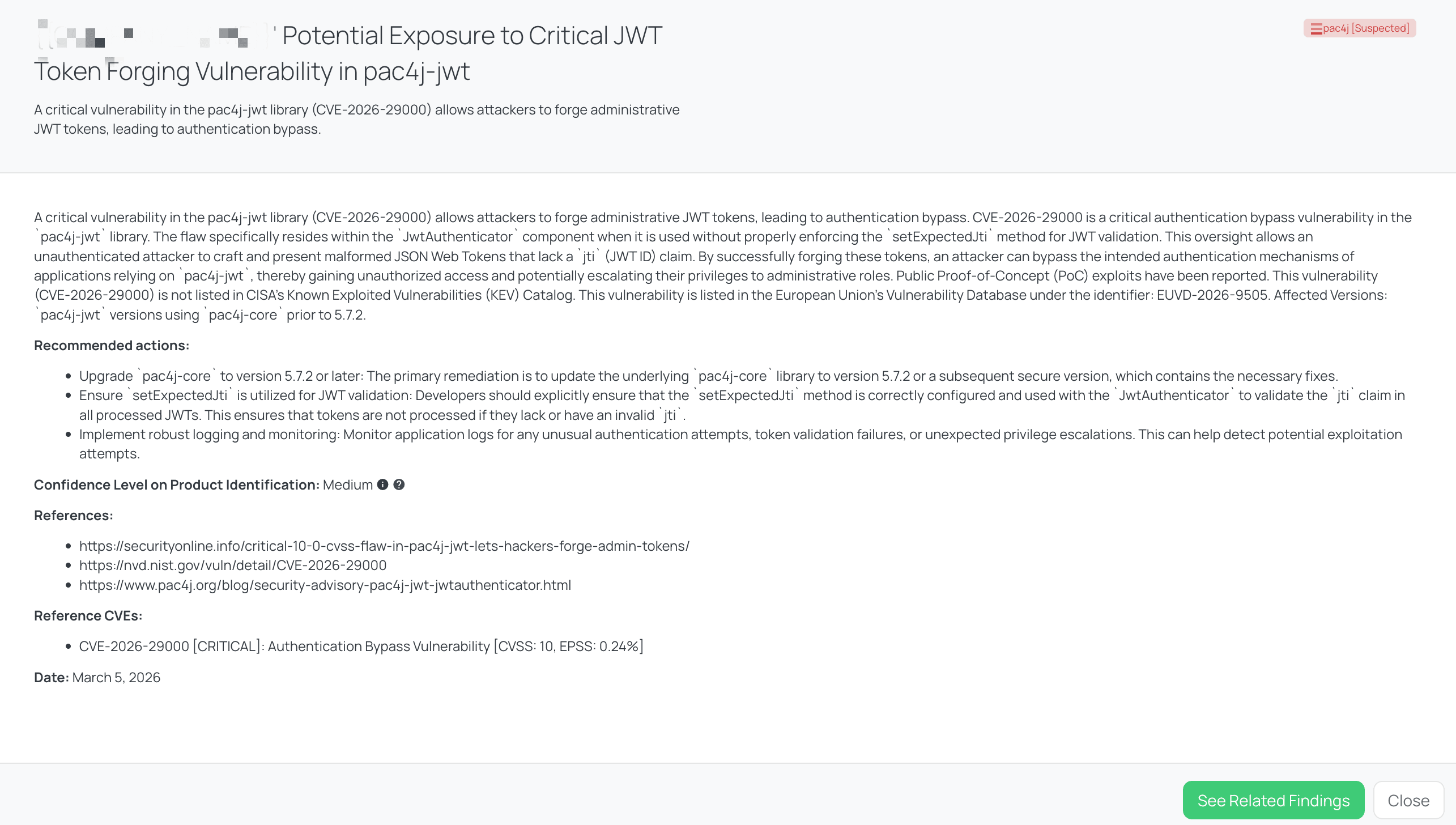 Black Kite’s pac4j FocusTag® details critical insights on the event for TPRM professionals.