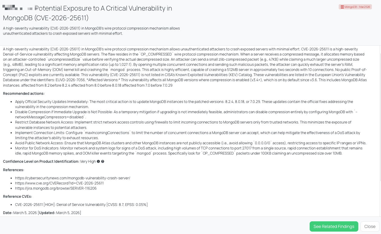 Black Kite’s MongoDB - Mar2026 FocusTag® details critical insights on the event for TPRM professionals.