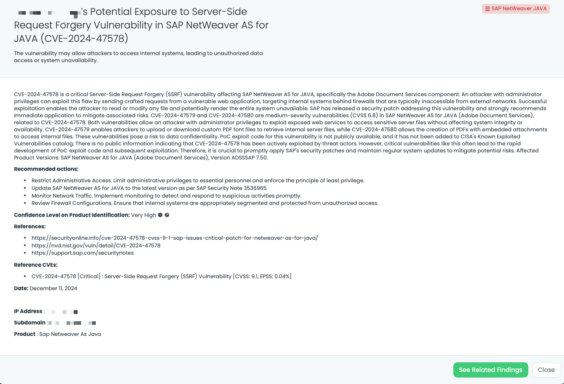 Black Kite’s SAP NetWeaver JAVA FocusTagTM details critical insights on the event for TPRM professionals.