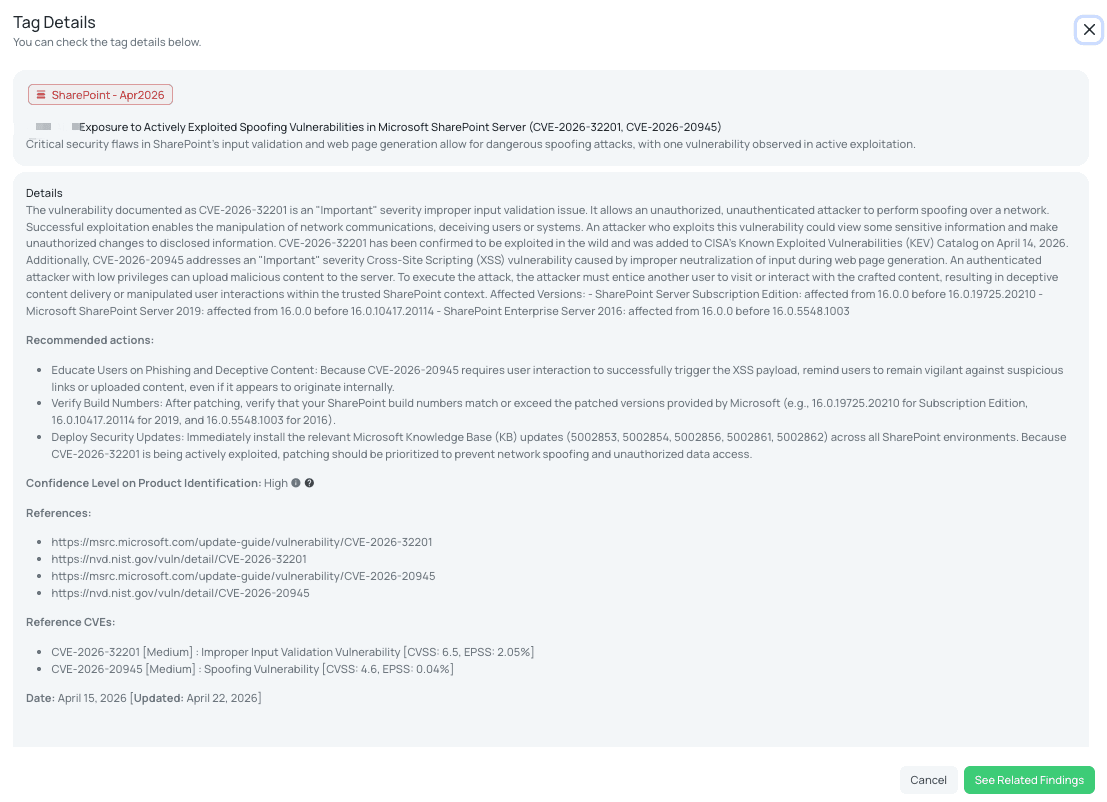 Black Kite's SharePoint - Apr2026 FocusTag® details critical insights on the event for TPRM professionals.