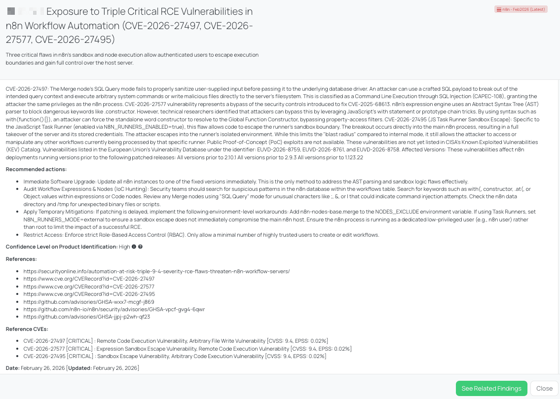 Black Kite's n8n - Feb2026 (Latest) FocusTag® details critical insights on the event for TPRM professionals.
