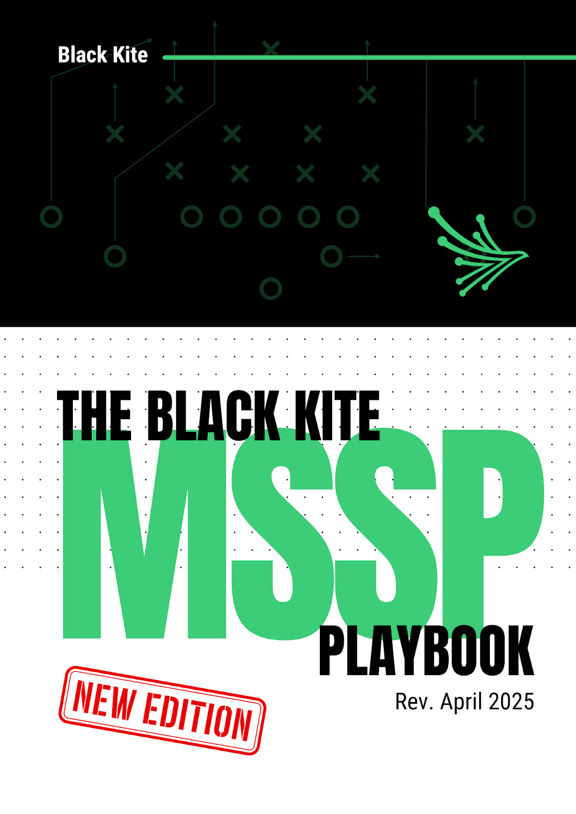 Black Kite MSSP Playbook Cover - 2025