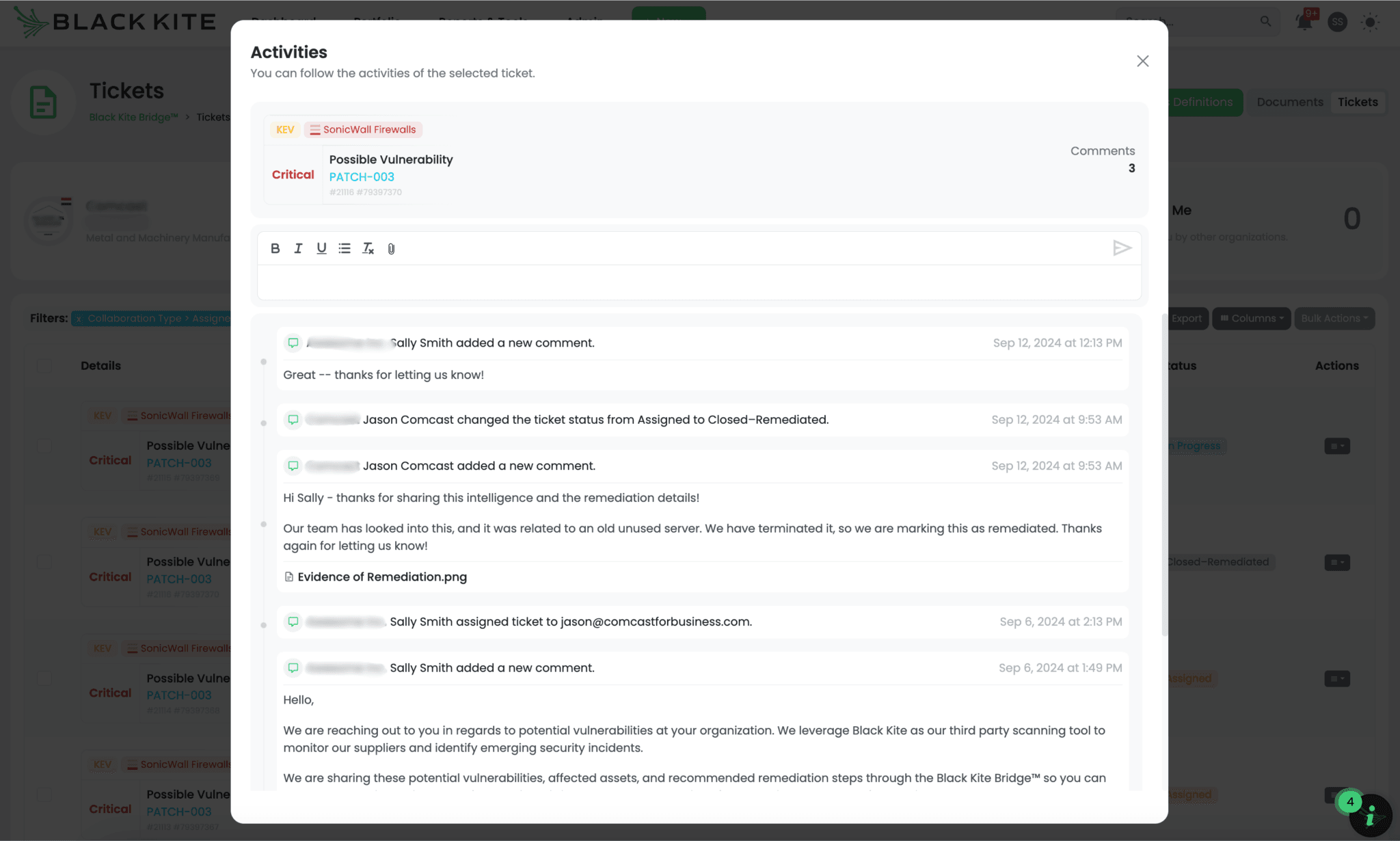 Black Kite Bridge Activities View
