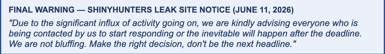 final warning screenshot