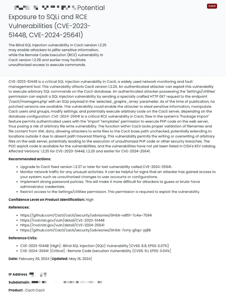 Black Kite’s Cacti FocusTagTM details critical insights on the event for TPRM professionals.