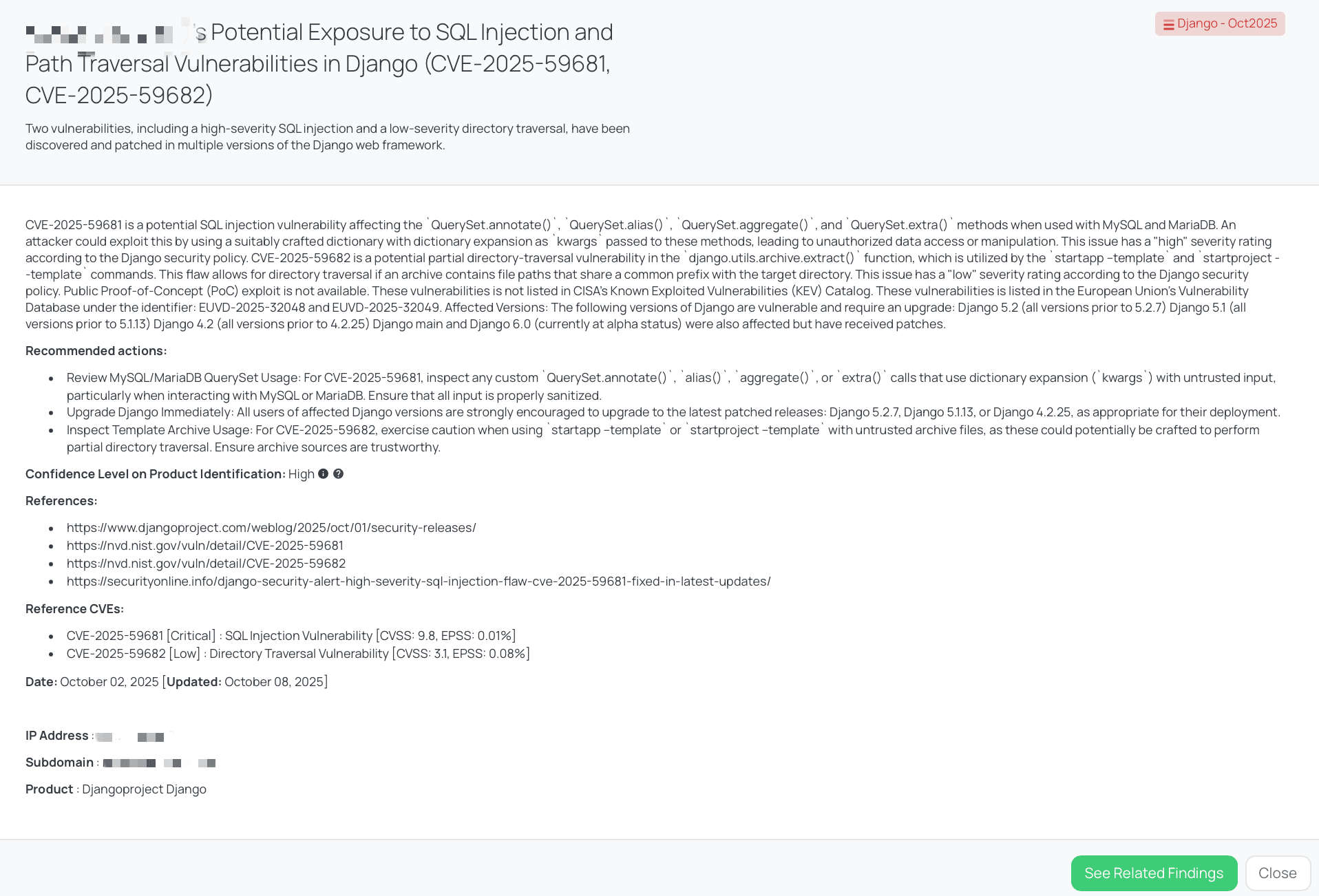 Black Kite’s Django – Oct2025 FocusTagTM details critical insights on the event for TPRM professionals.