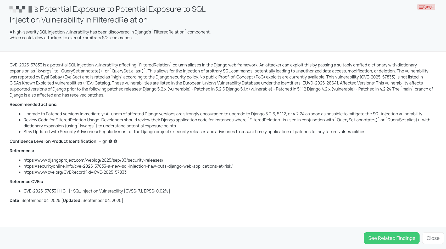 Black Kite’s Django FocusTagTM details critical insights on the event for TPRM professionals.