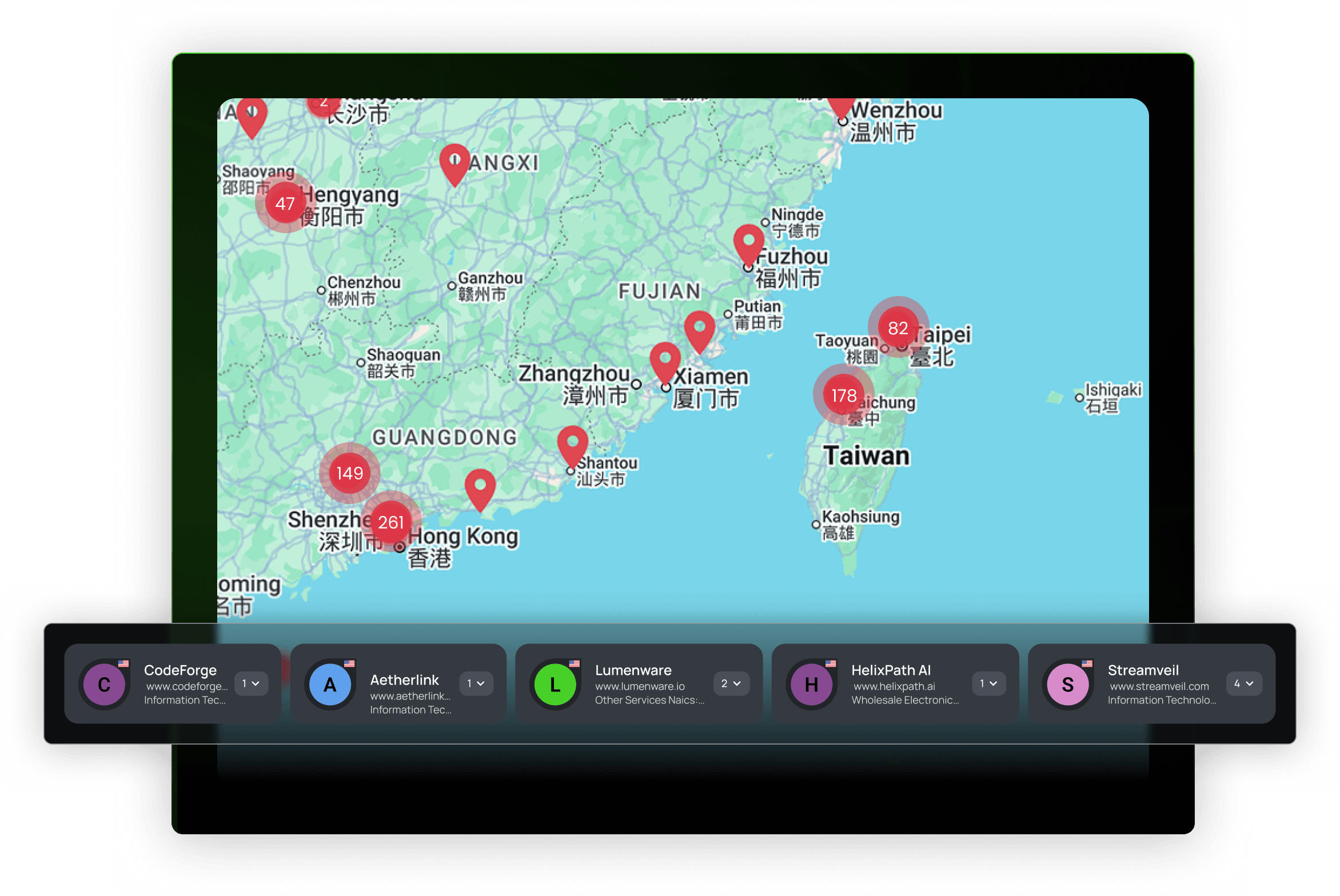 geo risk monitoring china and taiwan