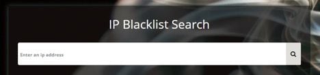 IP blacklist search