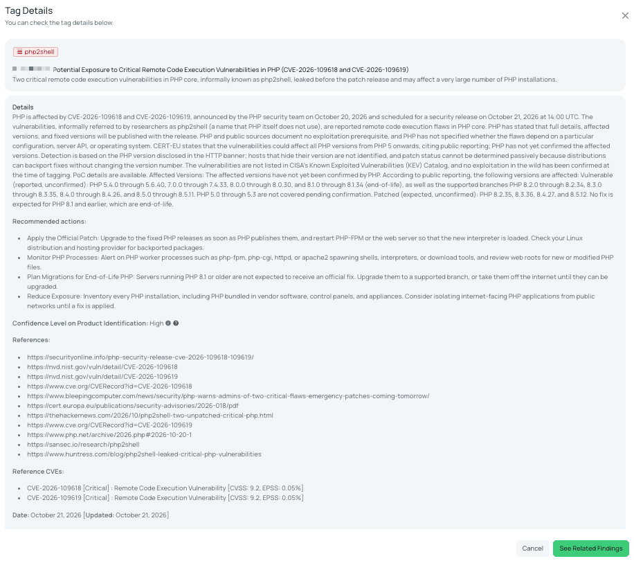 Black Kite's php2shell FocusTag details critical insights for TPRM professionals