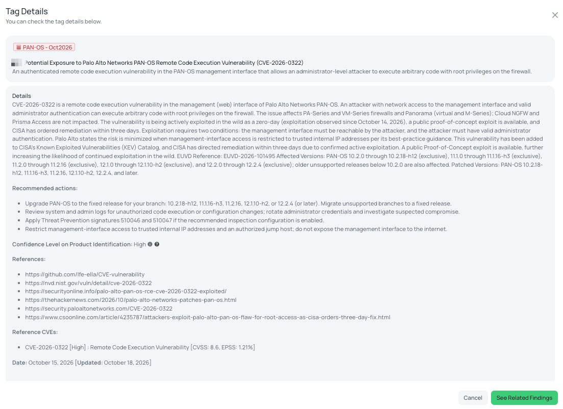 Black Kite's PAN-OS - Oct2026 FocusTag details critical insights for TPRM professionals