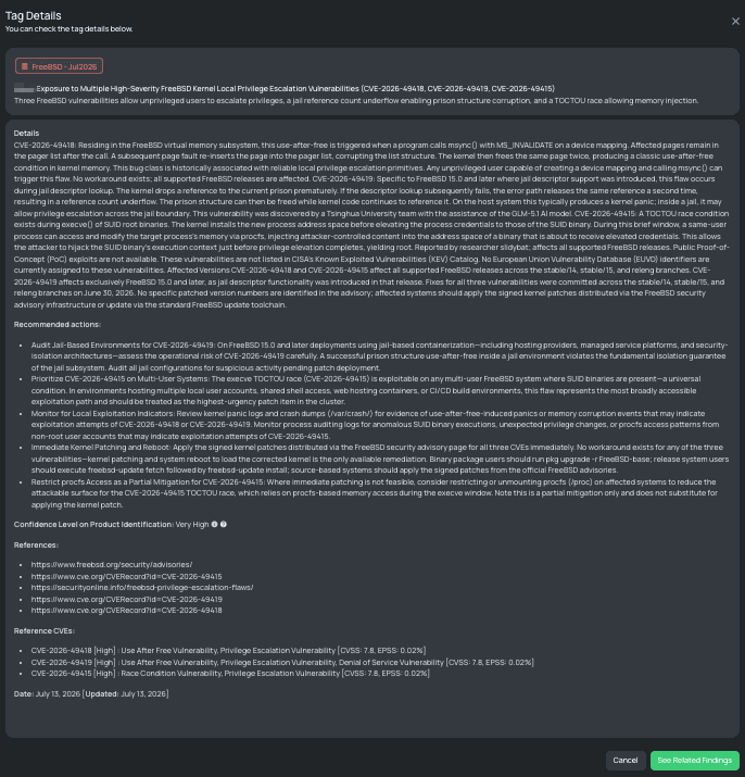 Black Kite's FreeBSD - Jul2026 FocusTag® details critical insights on the event for TPRM professionals.
