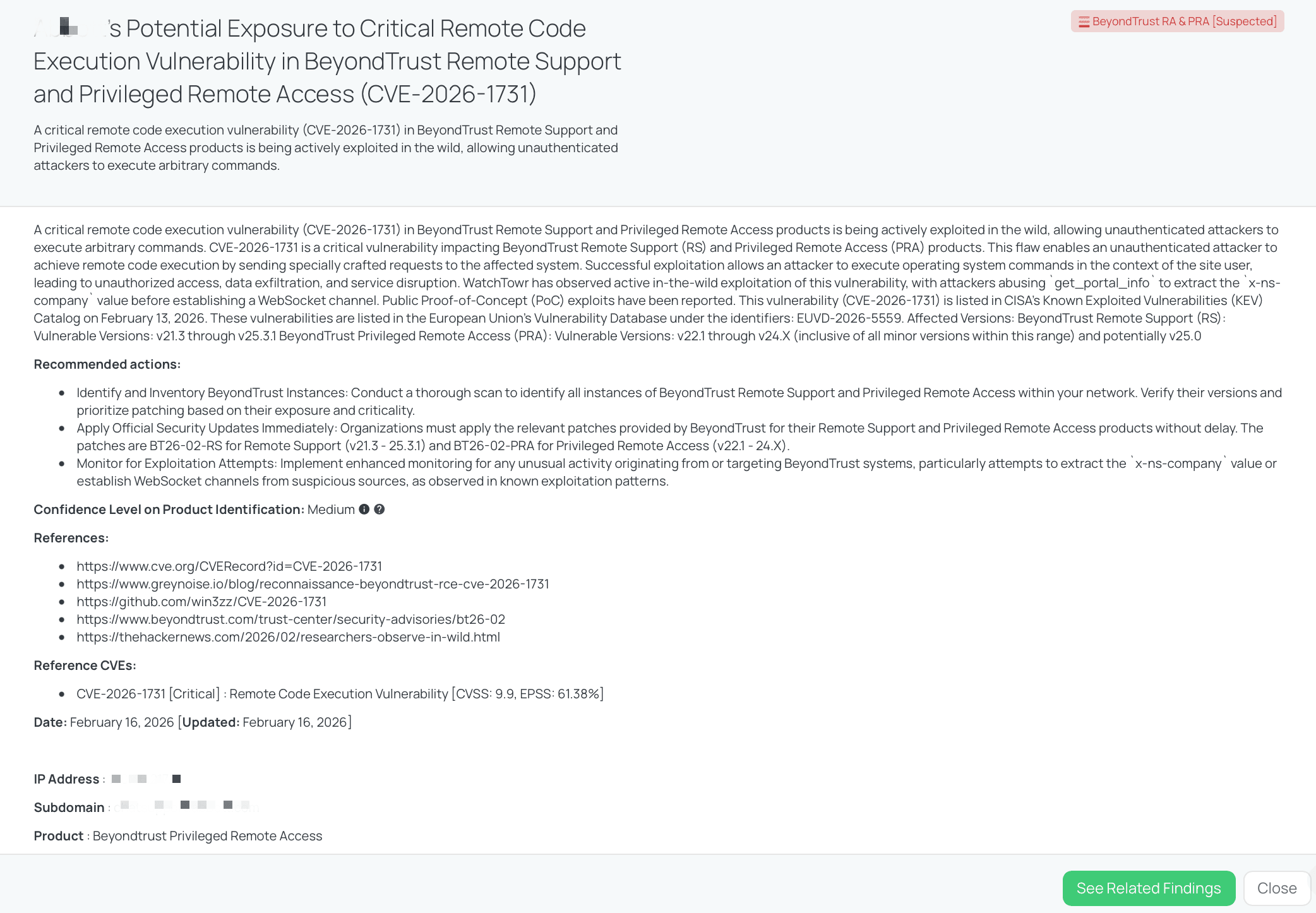 Black Kite's BeyondTrust RA & PRA FocusTag® details critical insights on the event for TPRM professionals.