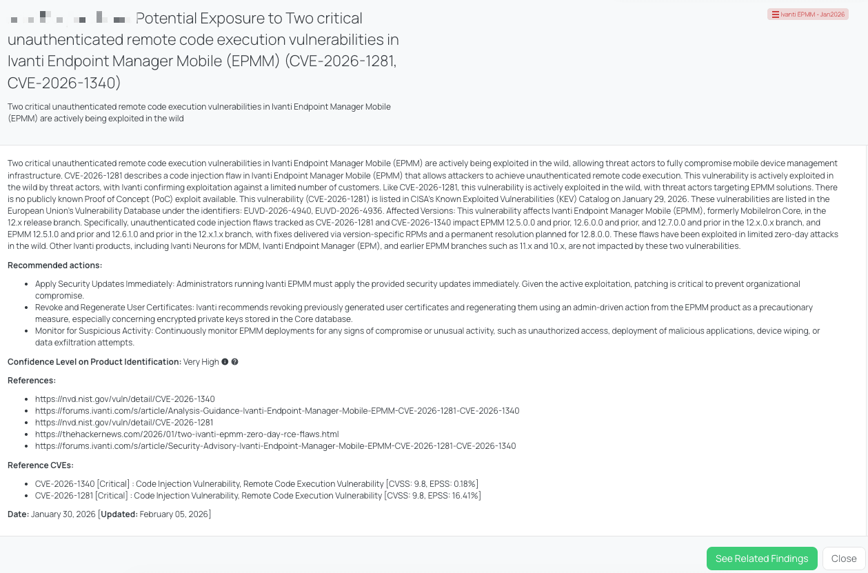 Black Kite's Ivanti EPMM - Jan2026 FocusTag® details critical insights on the event for TPRM professionals.