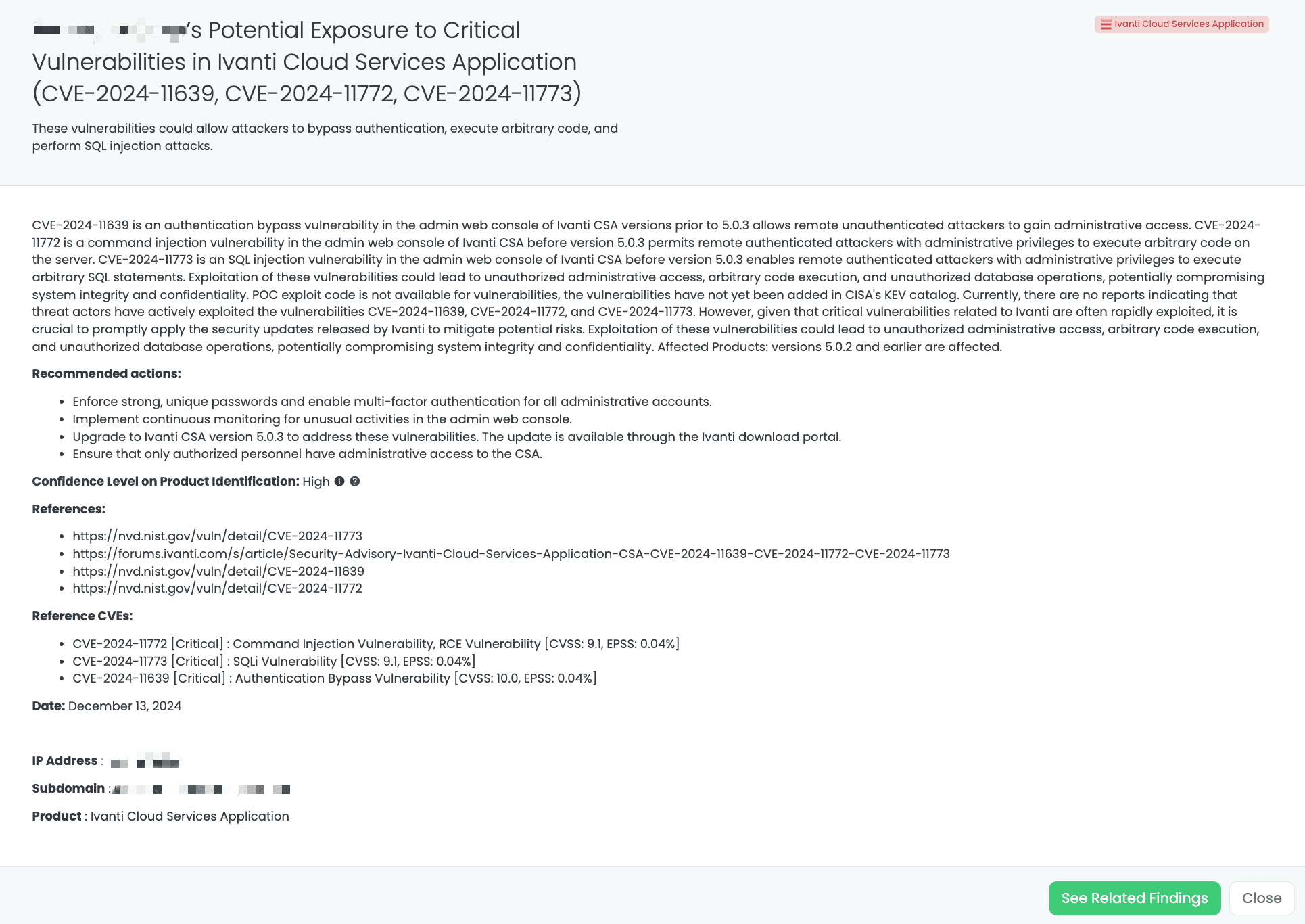 Black Kite’s Ivanti Cloud Services Application FocusTagTM details critical insights on the event for TPRM professionals.