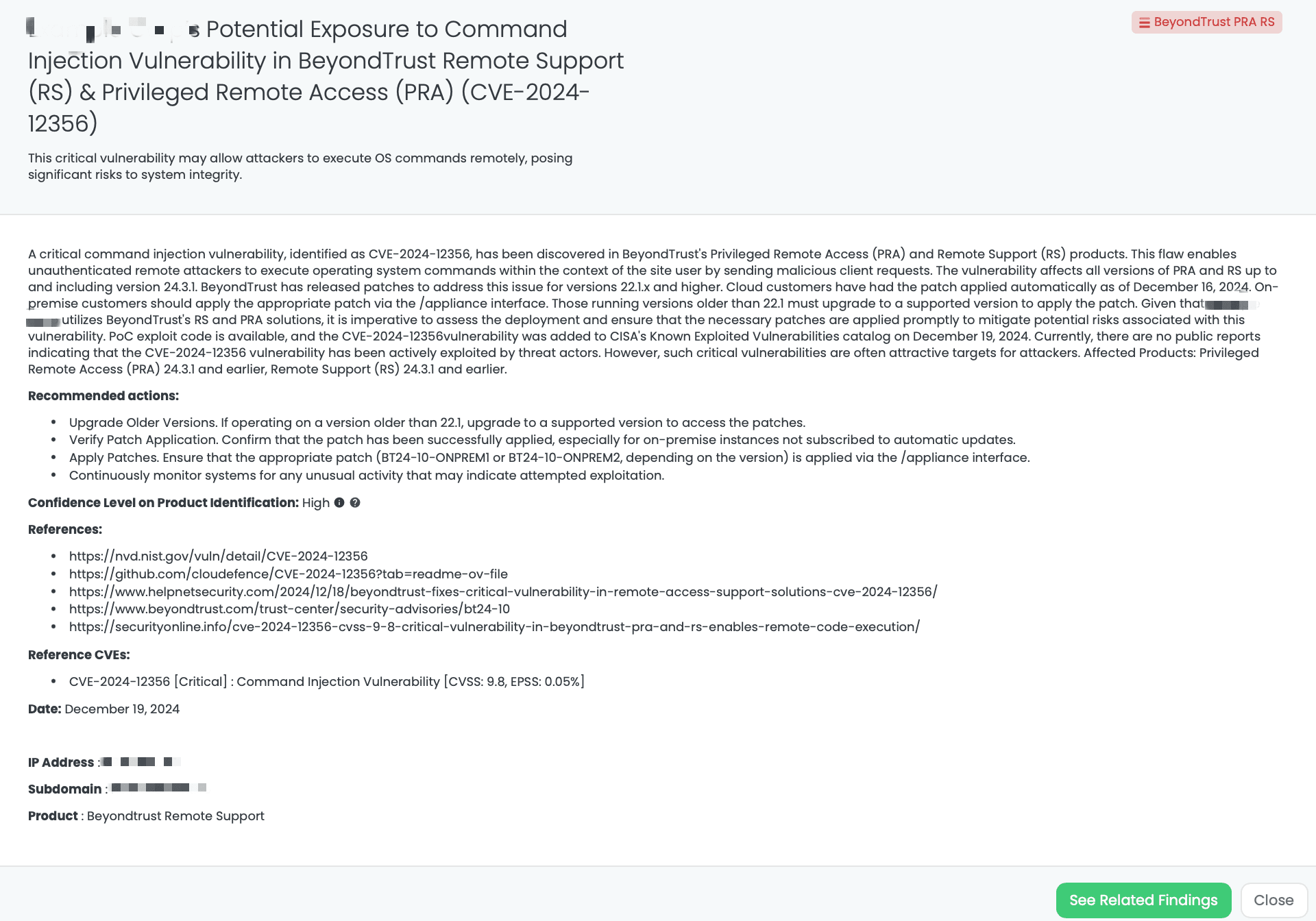 Black Kite’s BeyondTrust PRA RS FocusTagTM details critical insights on the event for TPRM professionals.