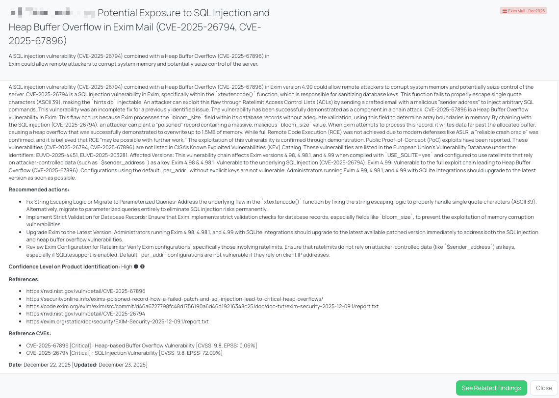 Black Kite’s Exim Mail - Dec2025 FocusTags™ details critical insights on the event for TPRM professionals.