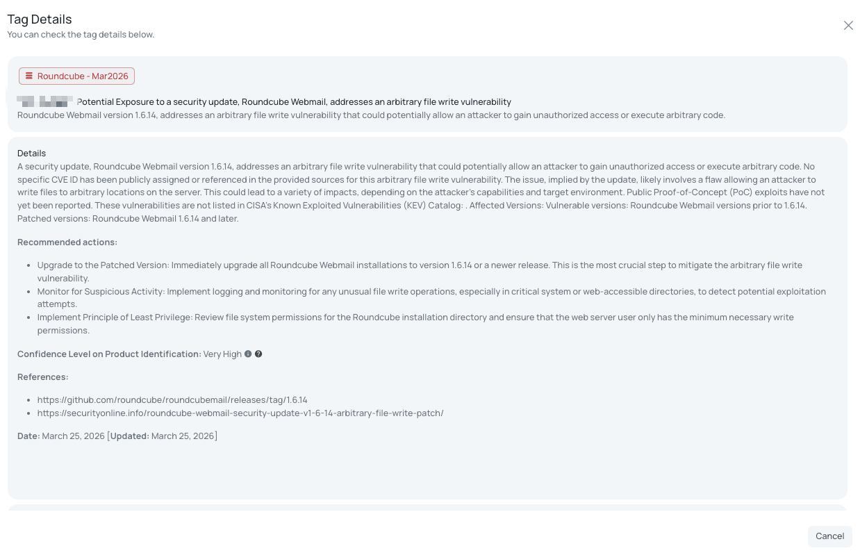 Black Kite's Roundcube - Mar2026 FocusTag® details critical insights on the event for TPRM professionals.