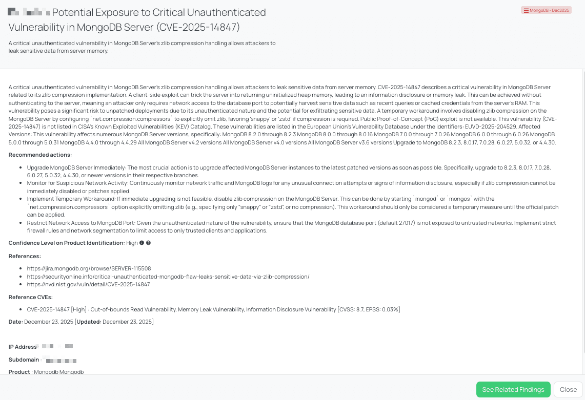 Black Kite’s MongoDB - Dec2025 FocusTags™ details critical insights on the event for TPRM professionals.