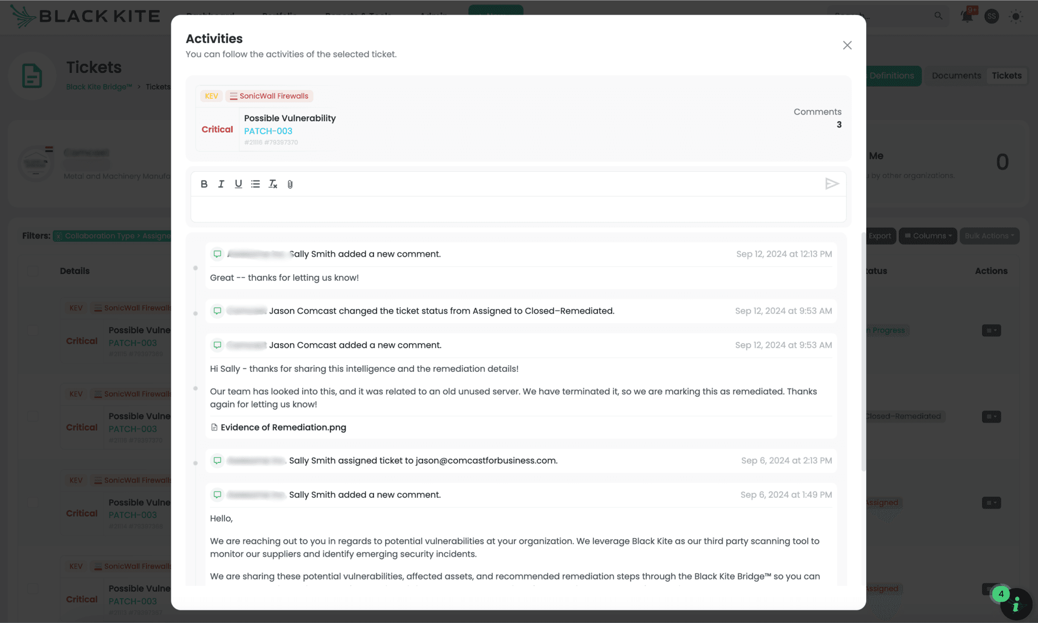 Black Kite Bridge Activities View