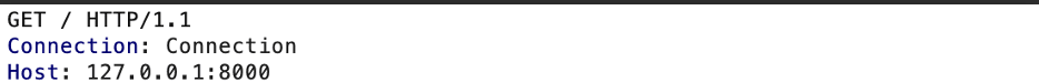 Manipulating the HTTP header via “Connection:”