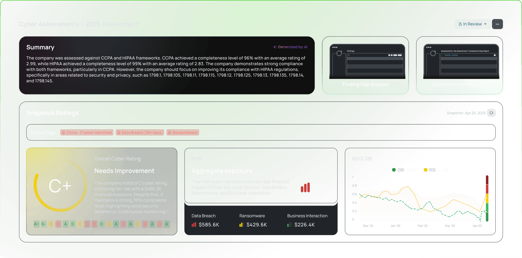 ai summary screenshot