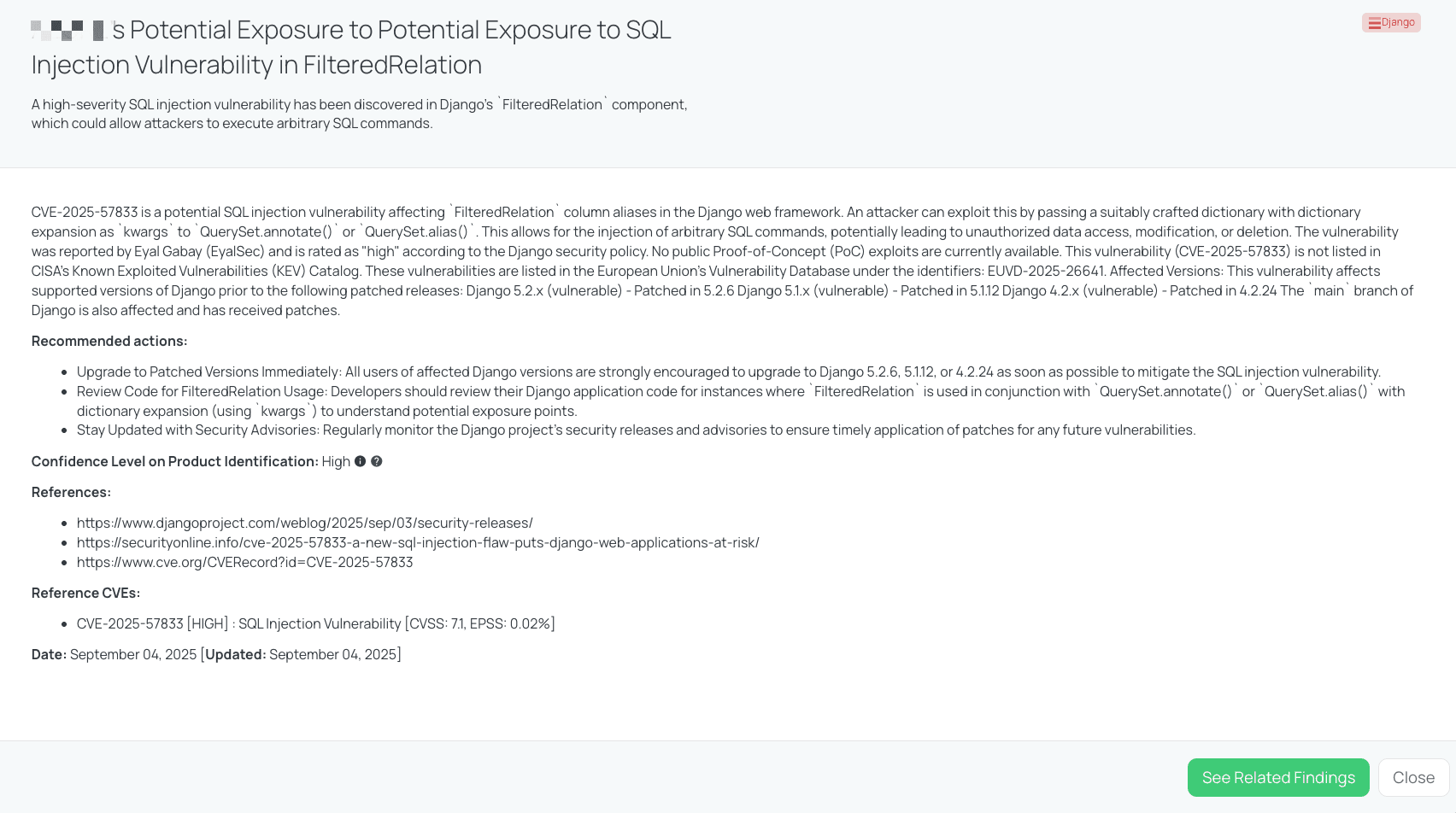 Black Kite’s Django FocusTagTM details critical insights on the event for TPRM professionals.