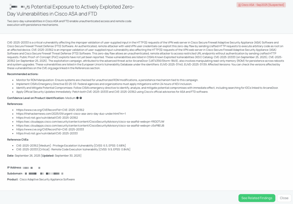 Black Kite’s Cisco ASA – Sep2025 FocusTagTM details critical insights on the event for TPRM professionals.