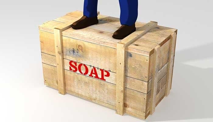 man-above-soap-box
