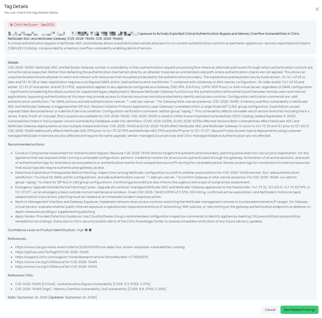 Black Kite's Citrix NetScaler - Sep2026 FocusTag® details critical insights on the event for TPRM professionals.