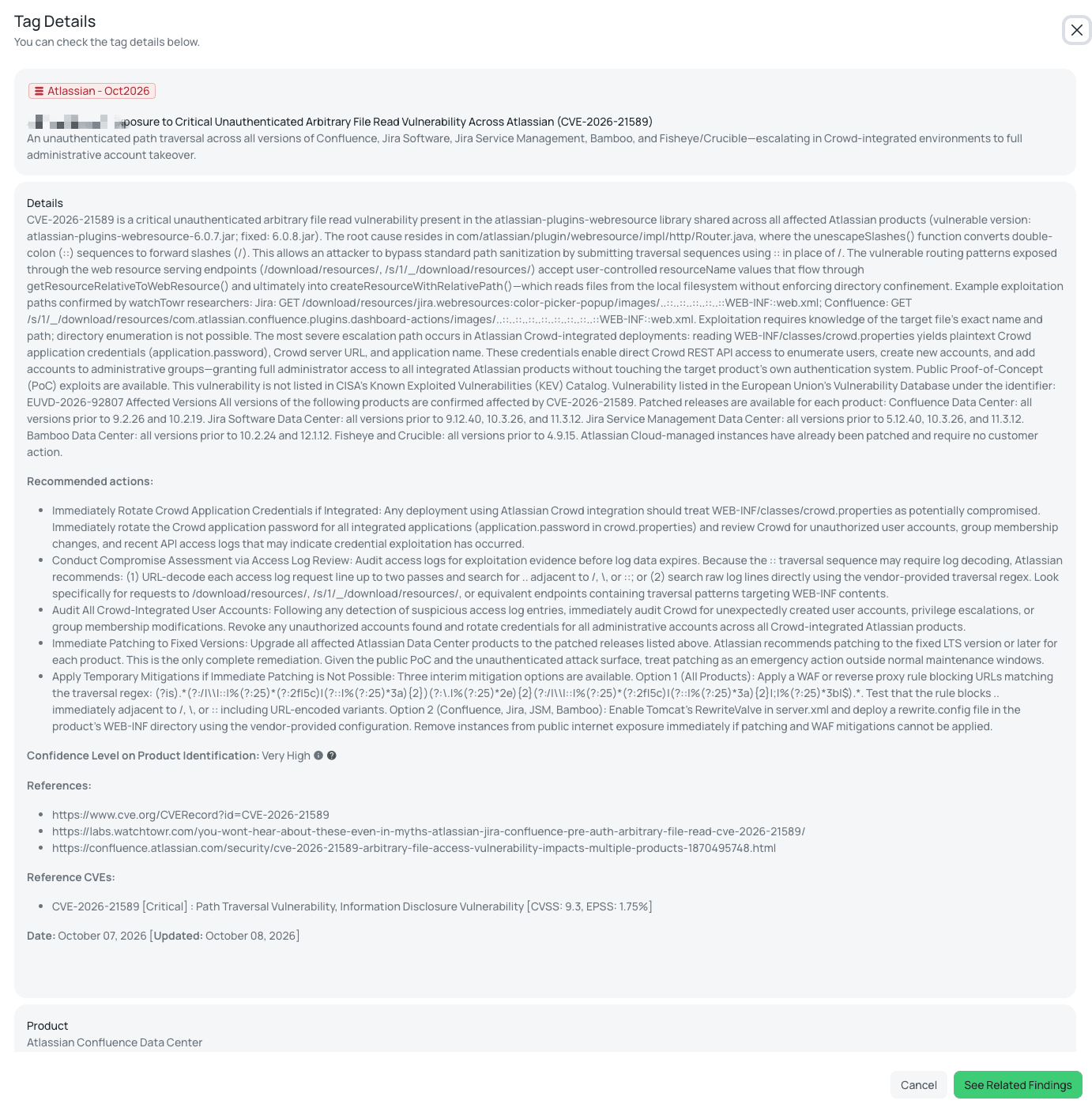 Black Kite's Atlassian - Oct2026 FocusTag details critical insights for TPRM professionals
