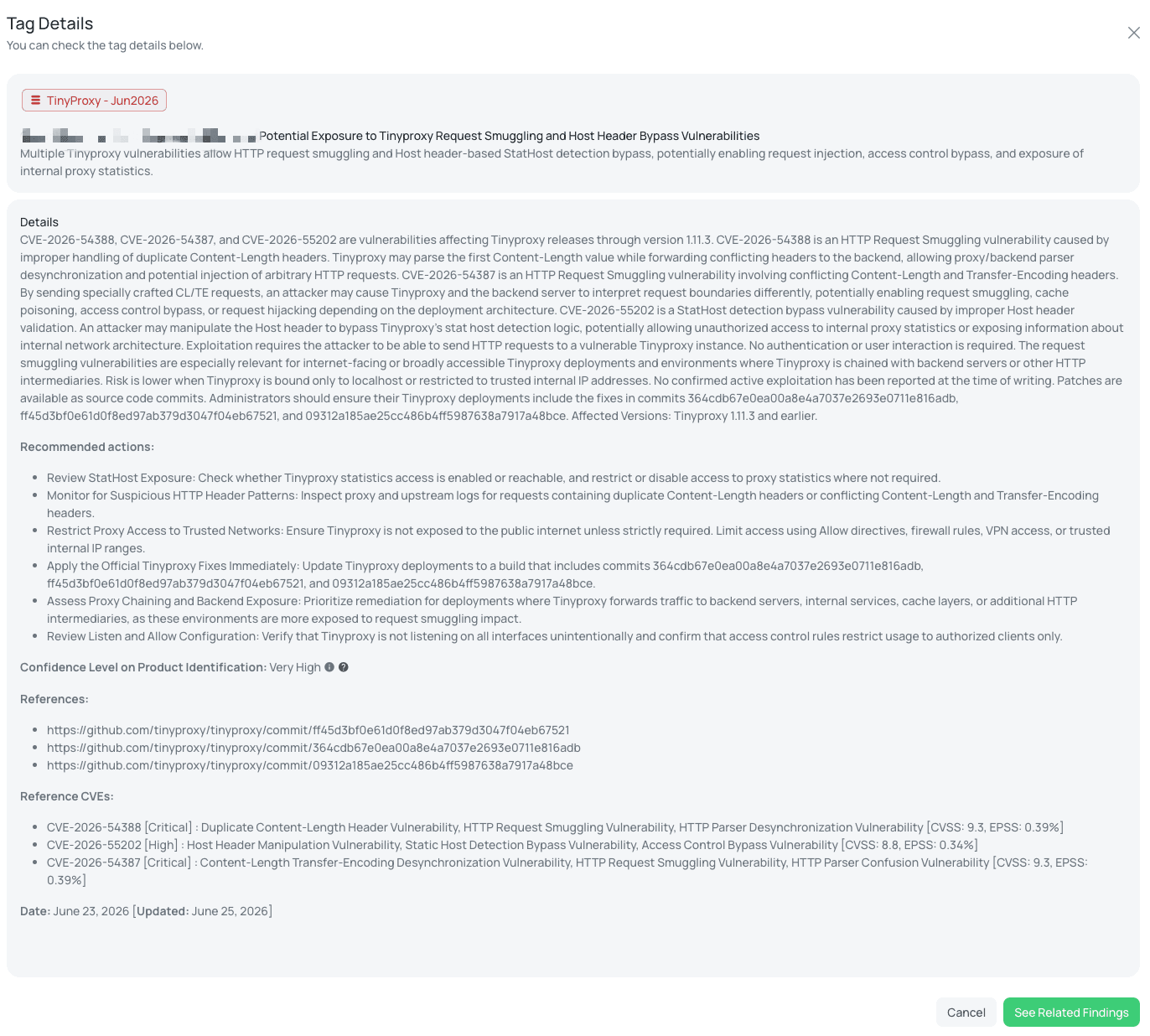 Black Kite's TinyProxy - Jun2026 FocusTag® details critical insights on the event for TPRM professionals.