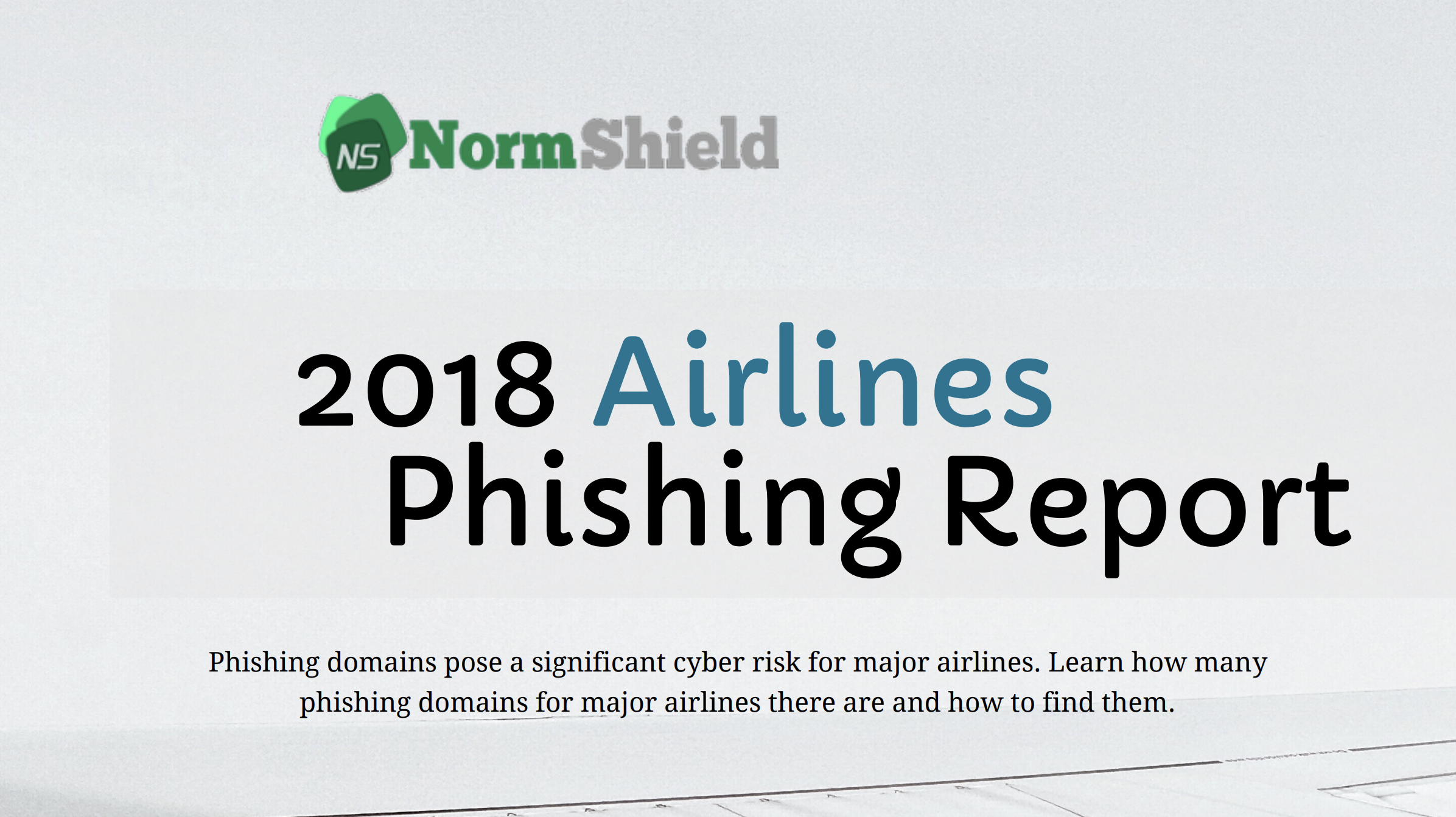 2018 Airlines Phishing Report